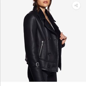 Avec Les Filles Jackets & Coats - Vegan Leather Moto Jacket Avec Les Filles Jackets & Coats - Vegan Leather Moto Jacket